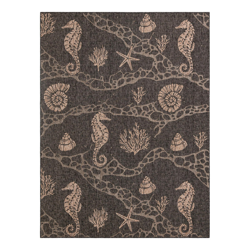 Angelys Indoor/Outdoor Area Rug, Rectangle 9' x 12'