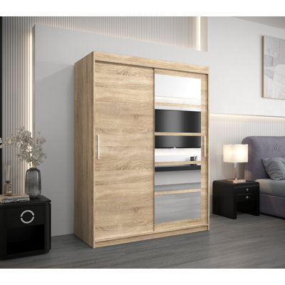 Abdulkhalek 2 Door Manufactured Wood Wardrobe