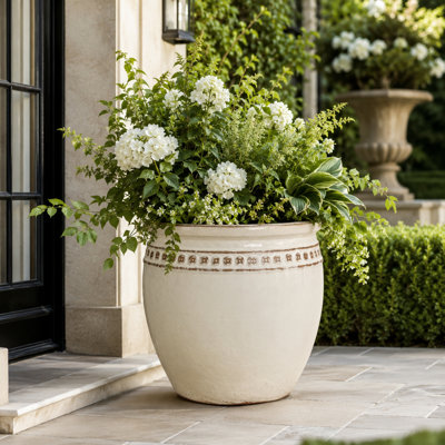 29 in. Coin Pot - Antique White
