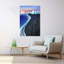 Frozen Horizon, art abstrait moderne, paysage contemporain, nature-1064882770