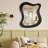 Irregular Wood Framed Wall Mirror Asymmetrical Decorative Wall Mirror-2104696716-2104696718