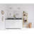 Mariário 60'' Double Bathroom Vanity with Marble Top-1303037254-1303037250