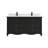 60" Solid Wood Double Bathroom Vanity with 1" Engineered Marble Top-124078118