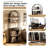 Record Player Stand With Charging Station, 5-tier Vinyl Storage For 200+ Lps
