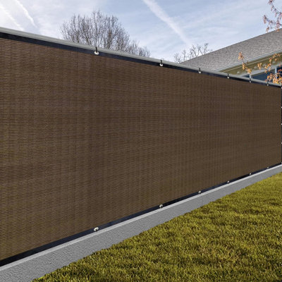 LOVE STORY Fence Privacy Screen Outdoor Mesh Fencing Covers Screen Fence Wind Block With Grommets For Patio Garden Wall Backyard