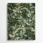 Abstrait floral vert 52, art mural en métal