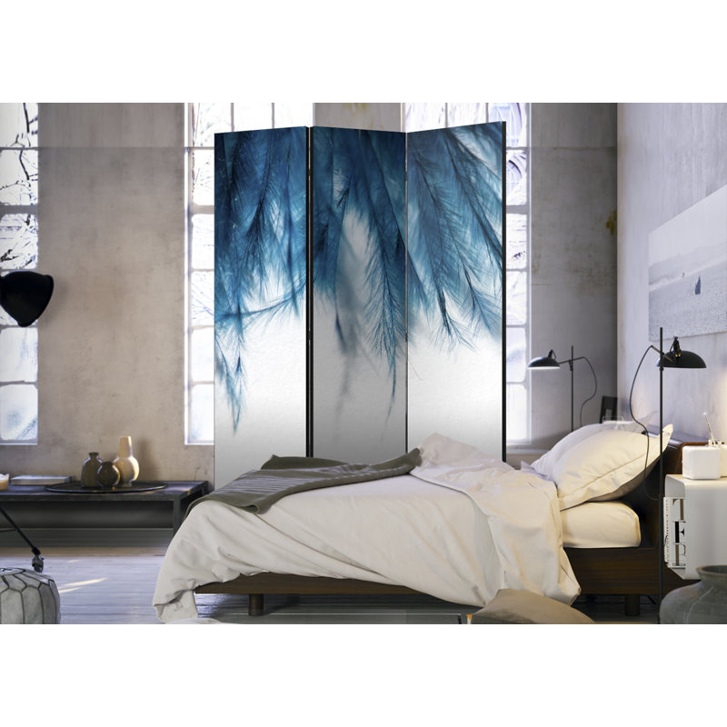 135cm W x 172cm H 3 - Panel Solid Wood Folding Room Divider