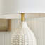 Lampe de table blanche 24 po Egham
