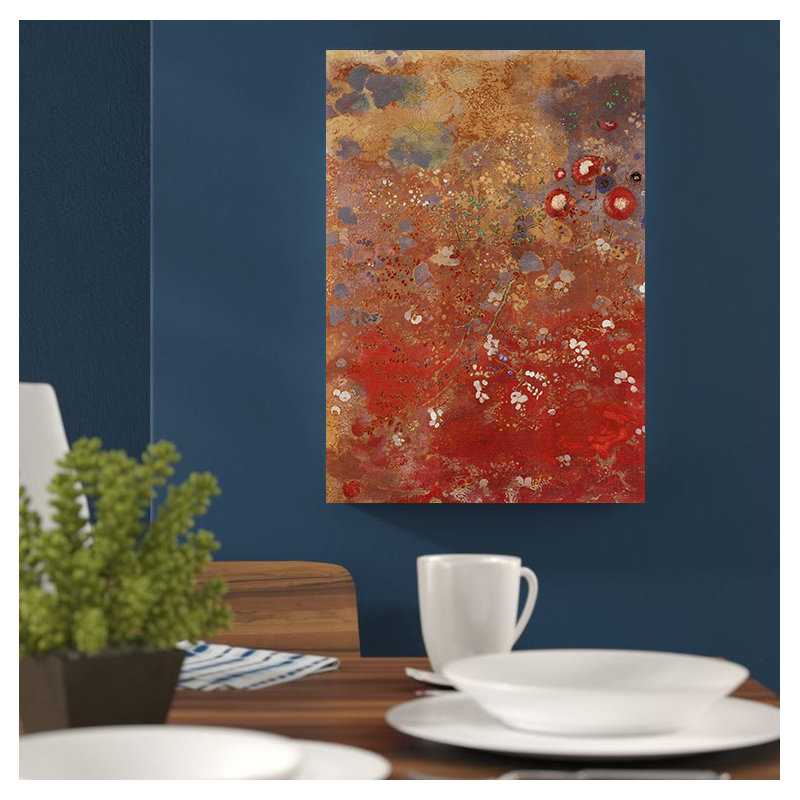 Odilon Redon - Wrapped Canvas Painting, 100cm H x 70cm W