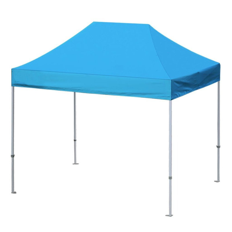 Amaziyah 96'' W x 96'' D Steel Pop-Up Canopy, Sky Blue, 8ft x 12ft