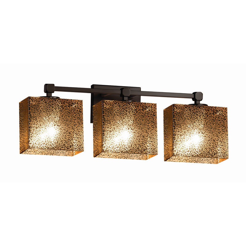 Éclairage pour meuble-lavabo 3 lumières Gunning, Bronze foncé