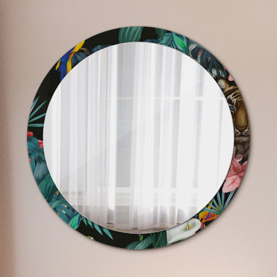 Huldar Glass Flat Wall Mirror