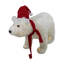 Décoration de Noël avec ours polaire illuminé 26 po