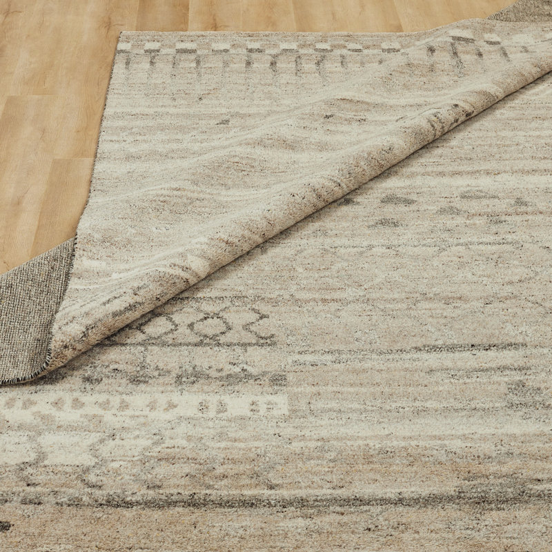 Tapis en grès noué à la main Nomad Haven, 2 pi x 3 pi