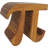 Patented Pi-Shaped Teak Bench
