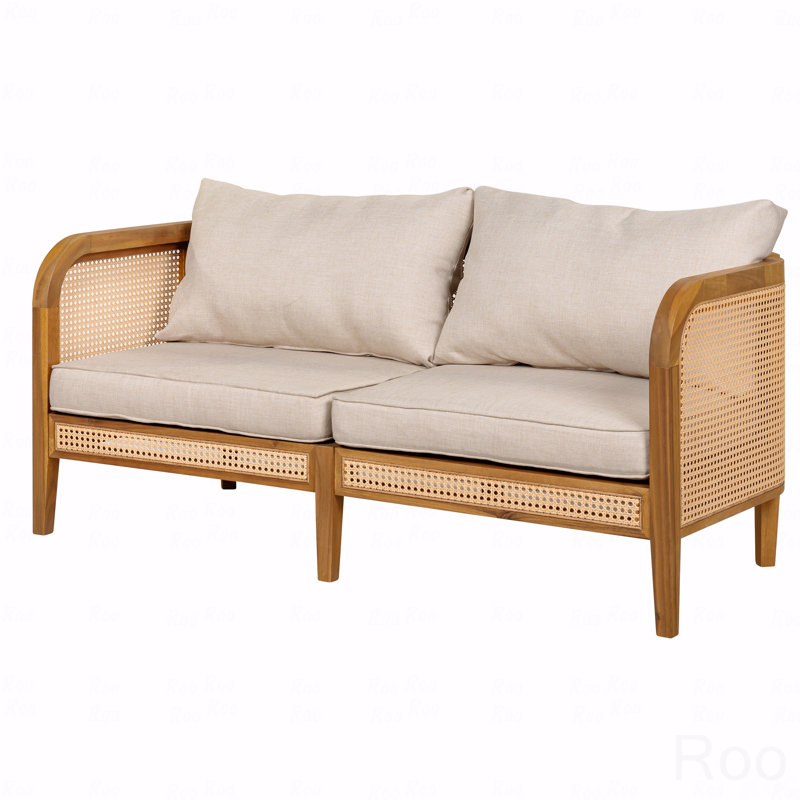 Outdoor Patio Cushioned Sofa