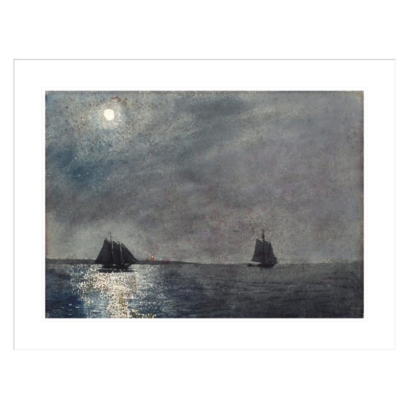 «Eastern Point Light» par Winslow Homer, impression giclée sur cadre, H 22,92 po x l 29,5 po