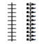 10 Bottle Wine Bottle Rack in Black