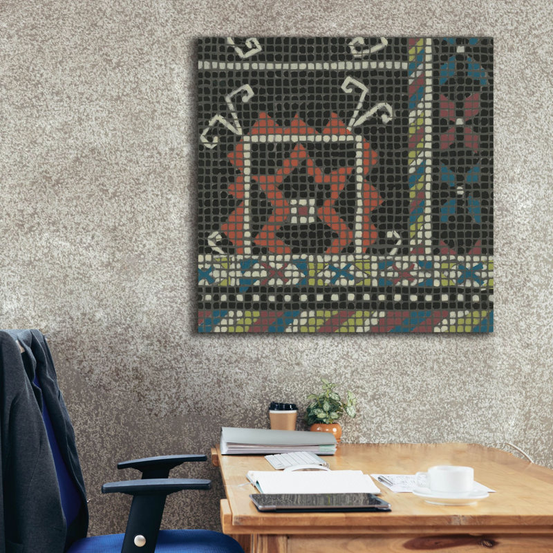 «Epic Graffiti» «Woven Journey 4» par Chariklia Zarris, art mural sur toile, 37 po x 37 po, H 37 po x l 37 po