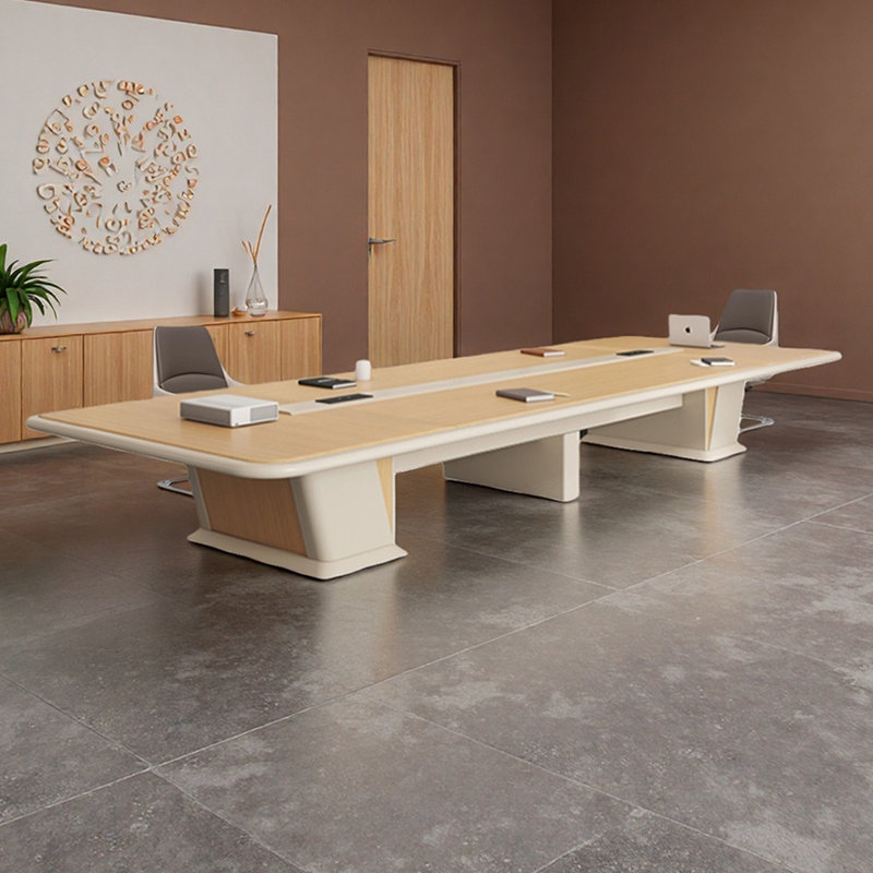 Table de conférence de luxe moderne, H 30 po x L 126 po x l 47,24 po