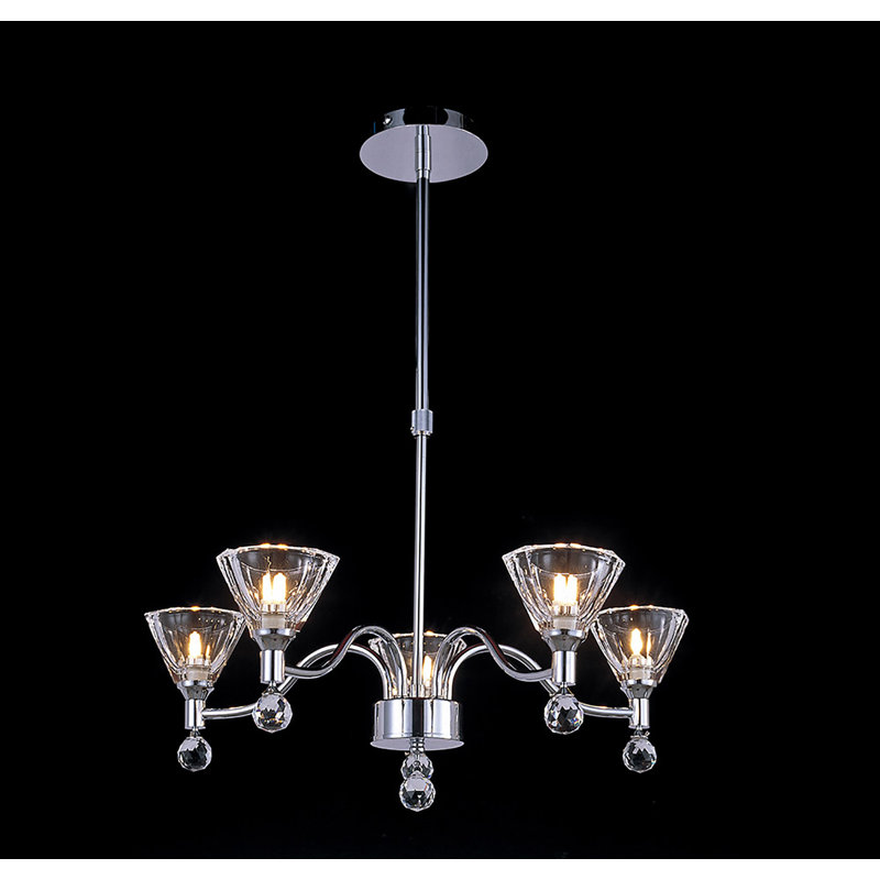 Dononvan 5 - Light Shaded Chandelier