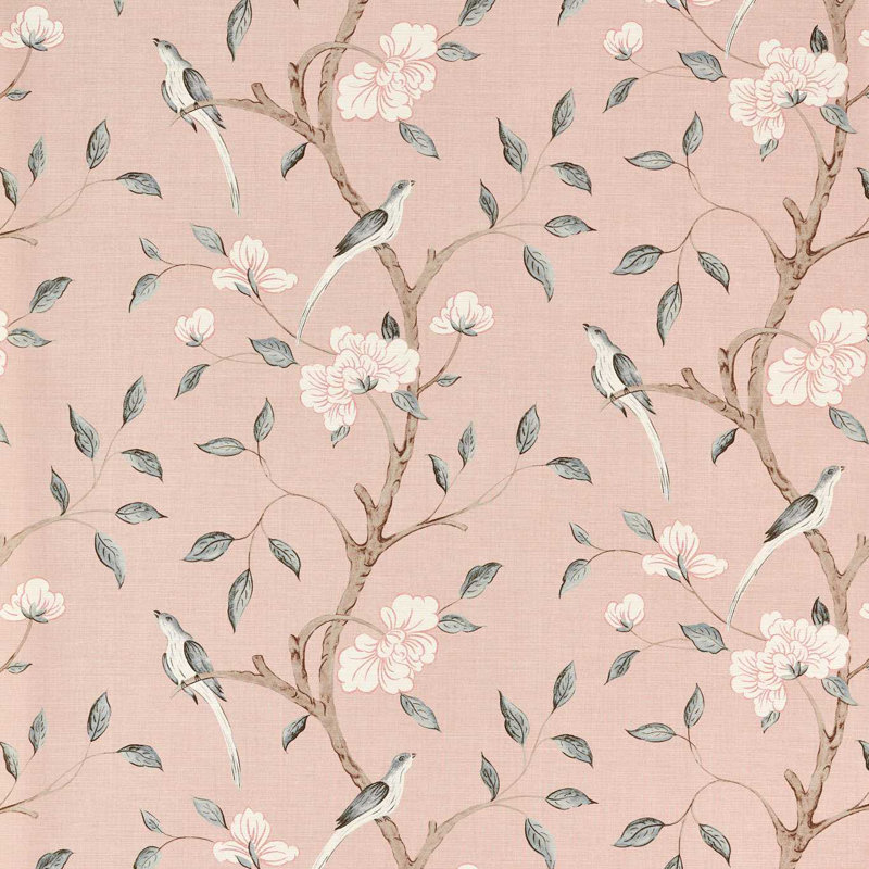 Eleonora Wallpaper, Tuscan Pink