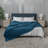 Comfy Cubs 100% Cotton Waffle Weave Throw Blanket Breathable Skin-Friendly Soft Lightweight, Textured Blanket-481087958-481087960