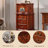 Cerise+Gold Rectangular Solid Wood+Copper Media Players-121334385