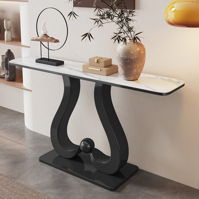 Modern simple light luxury console table