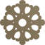 Médaillon de plafond ange Endurathane, DE 20 7/8 po x P 3 5/8 po x P 1 po (convient aux auvents jusqu'à 4 3/8 po), apprêté en usine-28580494