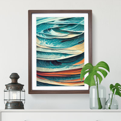 Beach Ocean Wave Abstract No.2 - Single Picture Frame Print