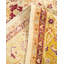 Tapis unique ivoire / beige / brun noué à la main Keller de 6 pi 2 po x 8 pi 10 po Keller