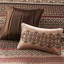 Courtepointe 5 pièces - très grand / très grand rouge avec motifs géométriques et coussins de dossier doux-120944971-120944972