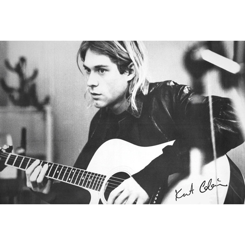 Kurt Cobain (guitare), H 16 po x l 24 po
