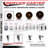 4 Piece High Temp Phenolic Caster Set