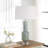  Imperia Aqua Gray Table Lamp