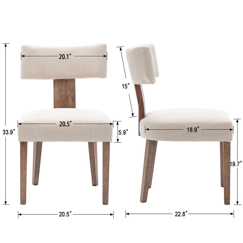 Rectangular Dining Table Set, 5 Pieces: Table, 4 Chairs, Beige/Brown
