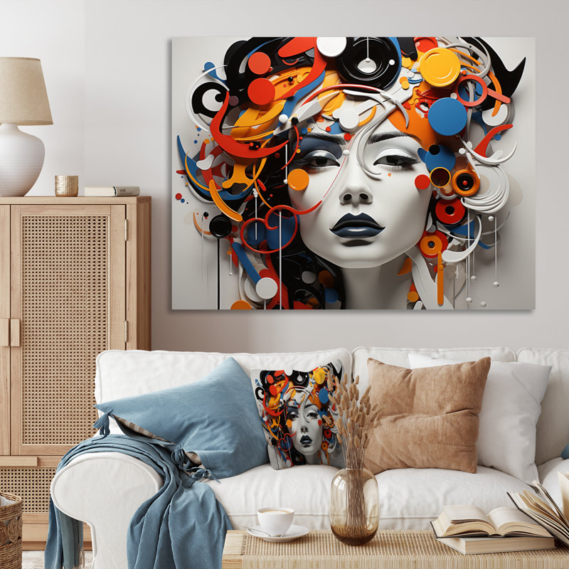 «Opt Transcendent Contrasts II», reproduction sur toile, Toile tendue, H 12 po x l 20 po x P 1 po