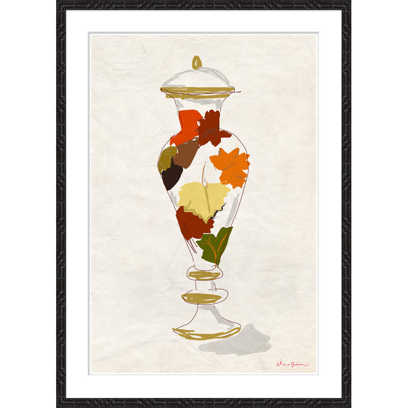 «Gorky Park Jar» par Dana Gibson - Peinture encadrée sur papier