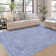 Braided Printed Texture Machine Washable Rug with Rubber Backing for Living Room Non-Slip Dining Room Rug Easy-Cleaning Floor Carpet for Bedroom
