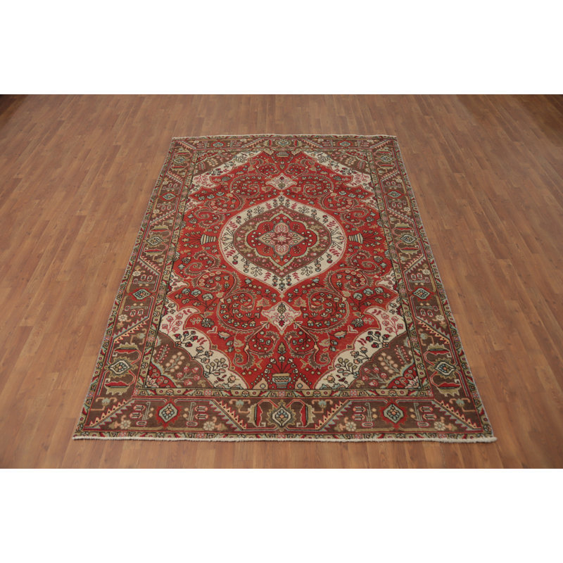 Tapis traditionnel floral 6 x 9
