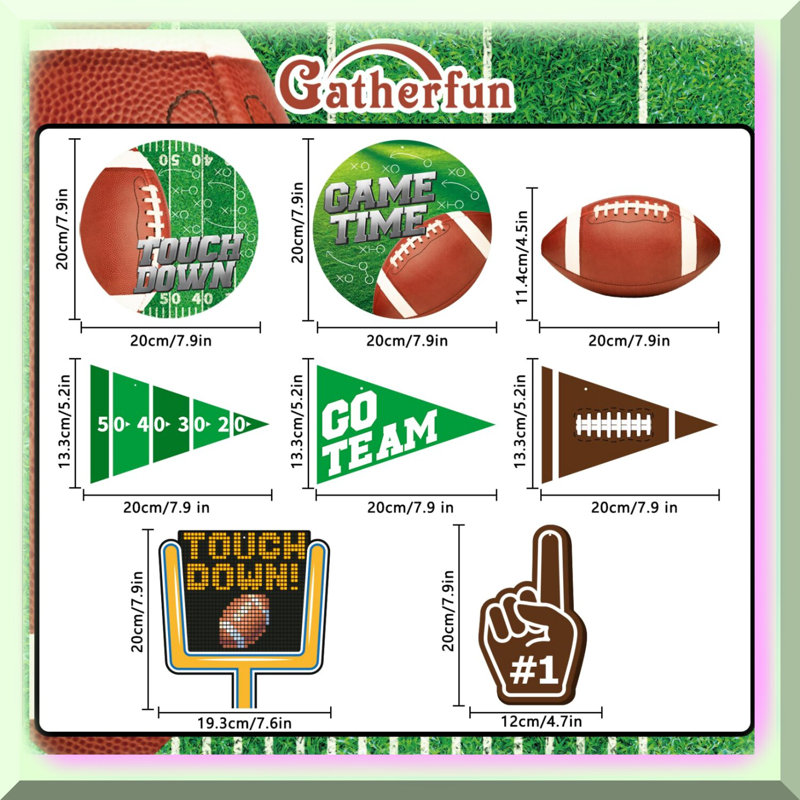 Silver Glitter Number 7 Celebration Kit 12-Pack