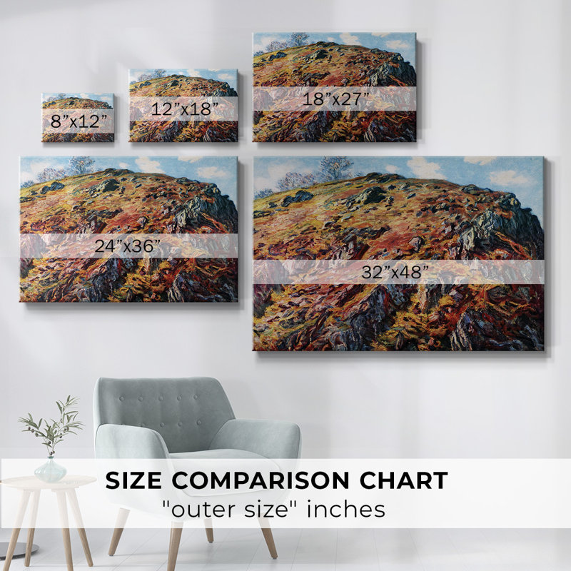 Toile tendue The boulder par Monet-Gallery, H 24 po x l 36 po
