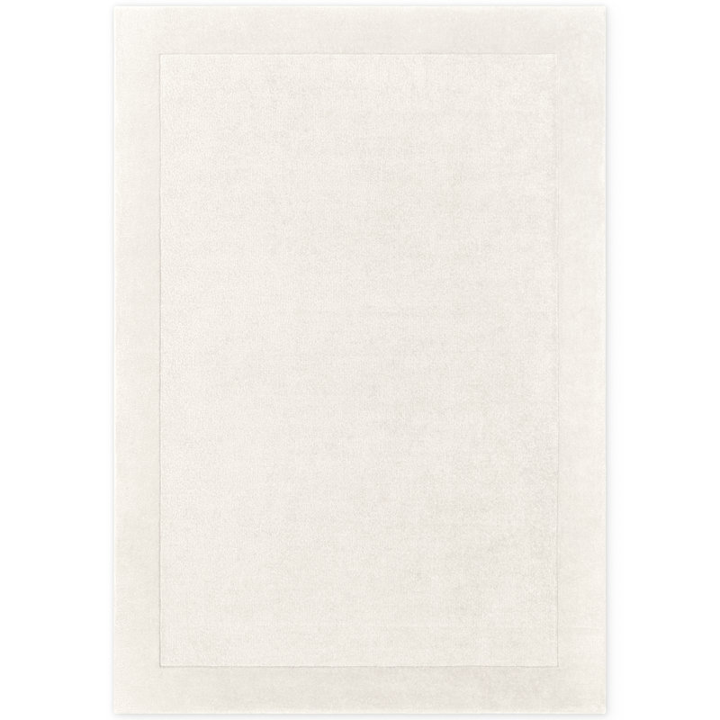 Villeroy & Boch Wool Rug Kivi Organic Shape - Soft Natural Living room Rug with Border, Handmade & Natural, Modern Design