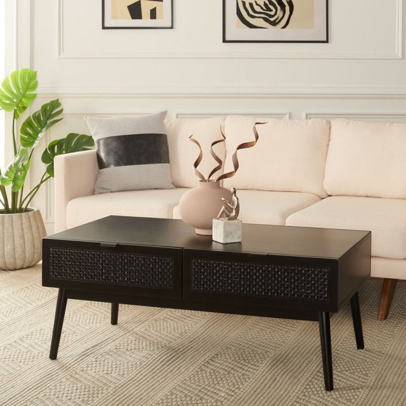 Huckle Single Coffee Table, Black