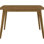 Solid Wood Table In Chestnut Color - Rectangular Top, Angled Legs For A Stylish And Practical Dining Wood, With Versatile