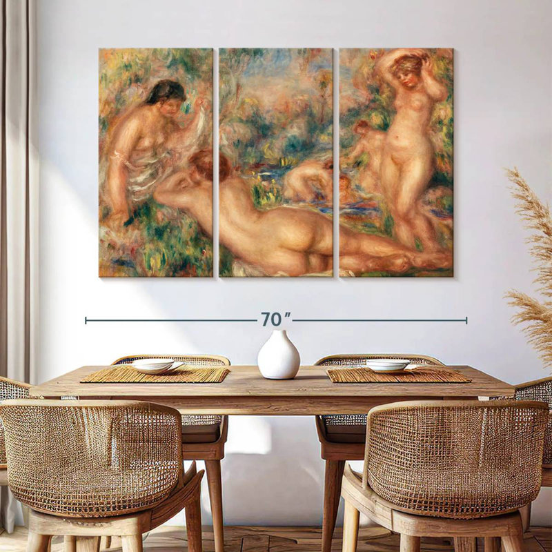 Leisha Bathers 1918, 42" H x 65" W