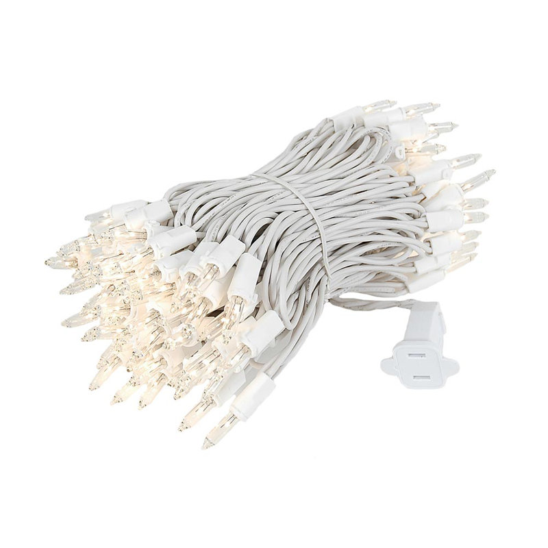 Guirlande de Noël 100 lumières, H 1,5 po x l 408 po x P 0,4 po