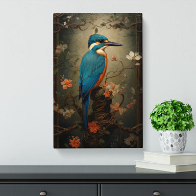 Kingfisher Victorian No.2 - Wrapped Canvas