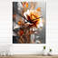 Horloge murale moderne exquise rose délicate Glam Illustration I - Rose-99640887